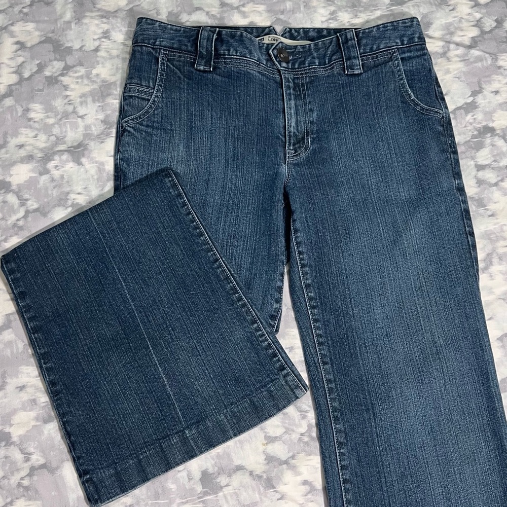 GAP Women's Flare & Wide Leg Jeans - Blue